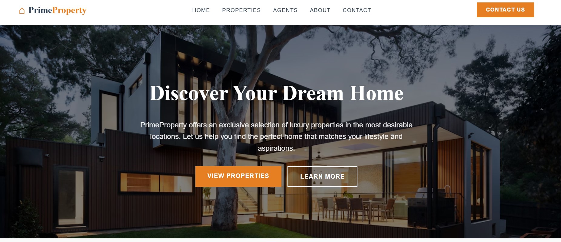 PrimeProperty Real Estate Website